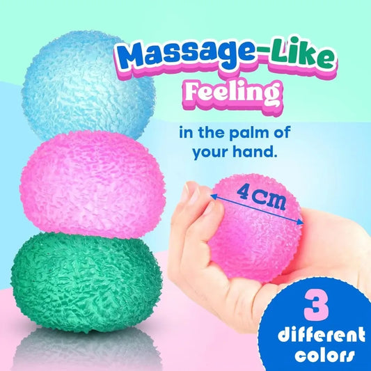 Squishy Multicolor Ice Ball – Stress Relief Fun!