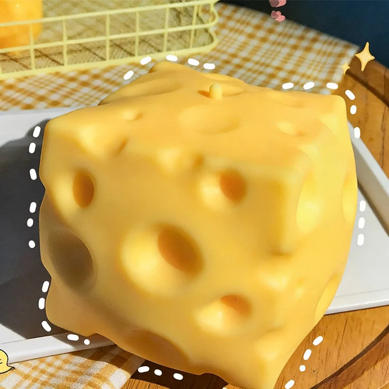 Different Sizes - Cheese Fidget Toy! (Orange Cheese Color)