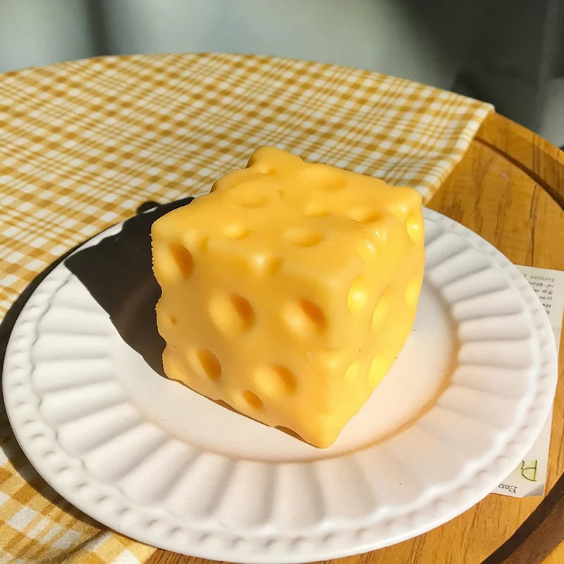 Different Sizes - Cheese Fidget Toy! (Orange Cheese Color)