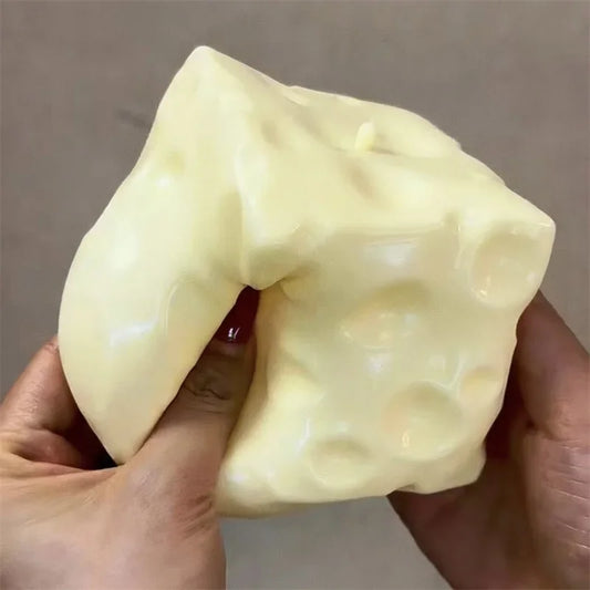 Big Cheese and Butter Stick Squishy Stress Toy Fidget ASMR Sensory Anti-Stress Gift