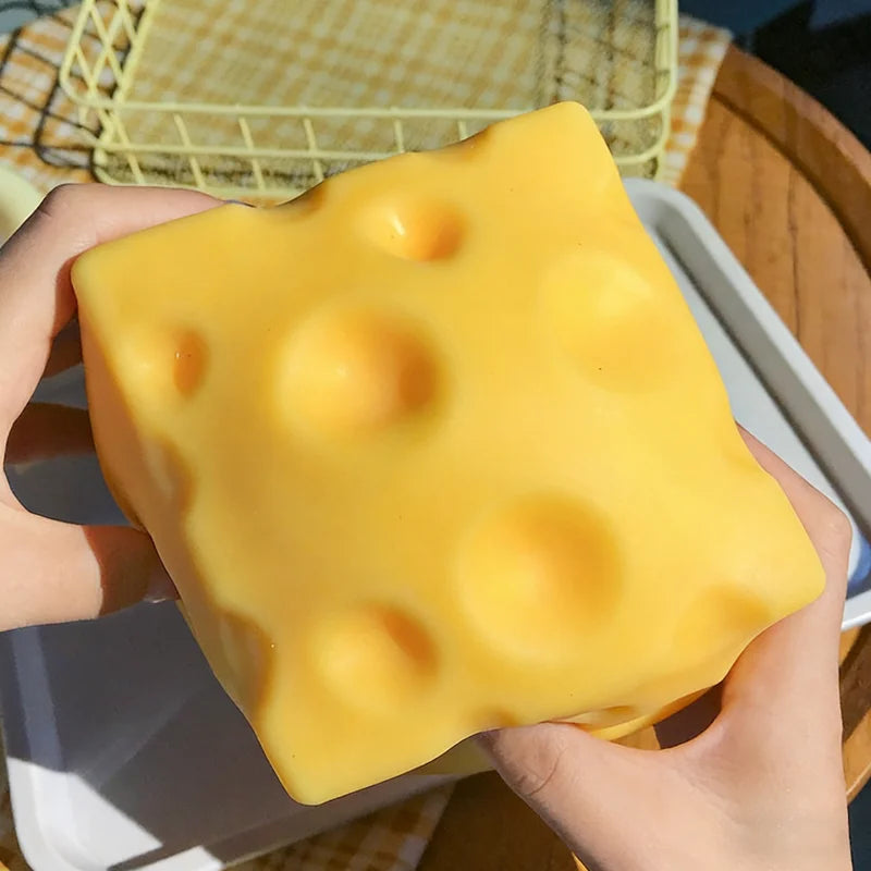 Different Sizes - Cheese Fidget Toy! (Orange Cheese Color)